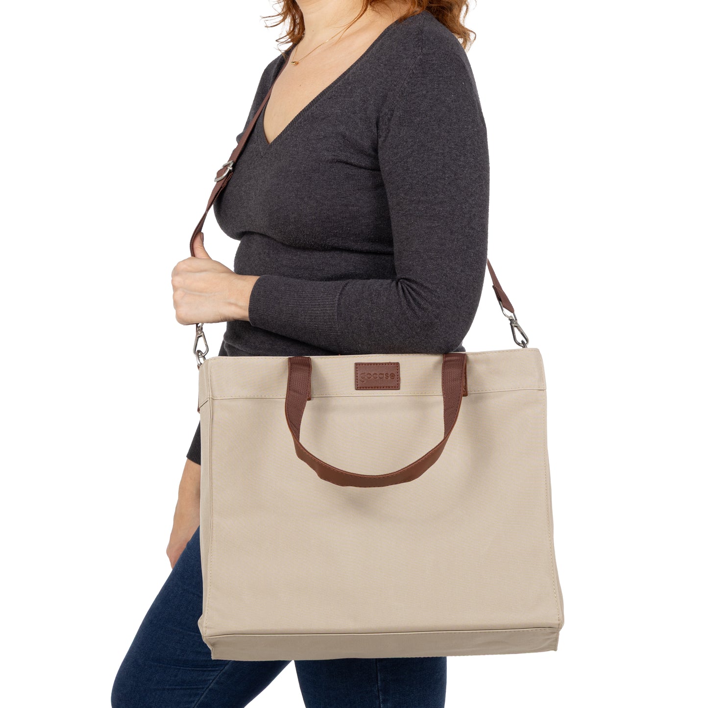Totebag Daily - Off com Caramelo