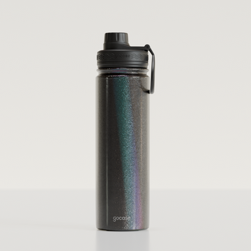 Garrafa Fresh 650ml Glitter - Preto