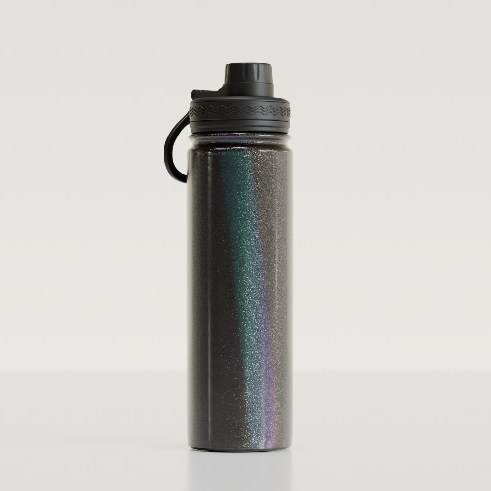 Garrafa Fresh 650ml Glitter - Preto