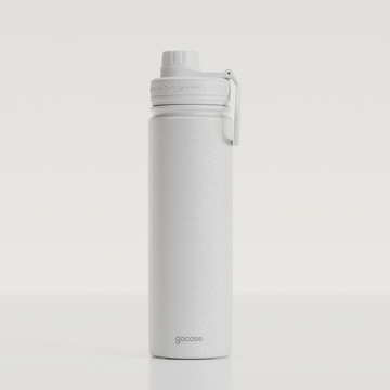 Garrafa Fresh 650ml Glitter - Branco