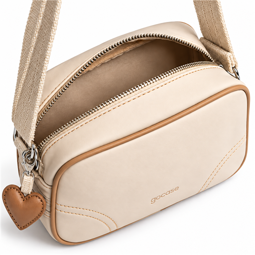 Interior de Bolsa Duo - Bege
