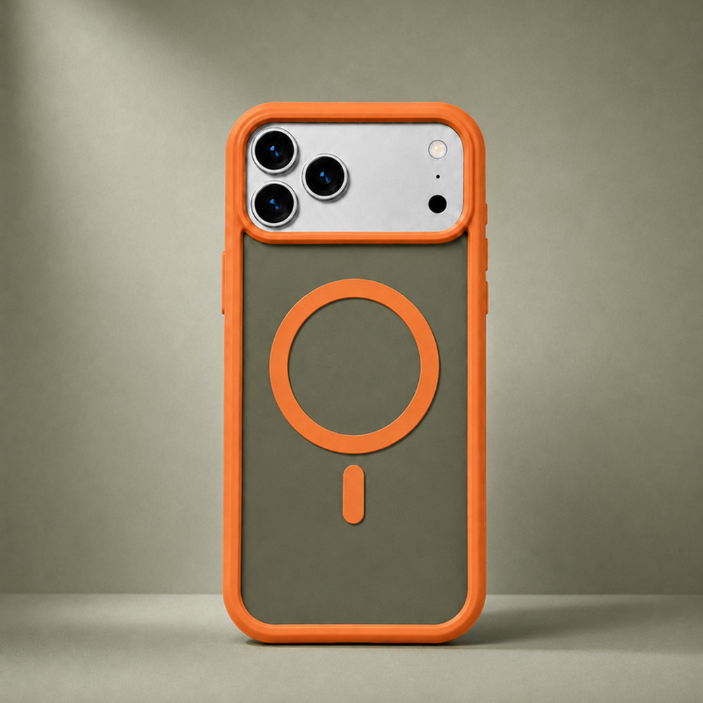 Case Bold Colors Laranja + Cinza