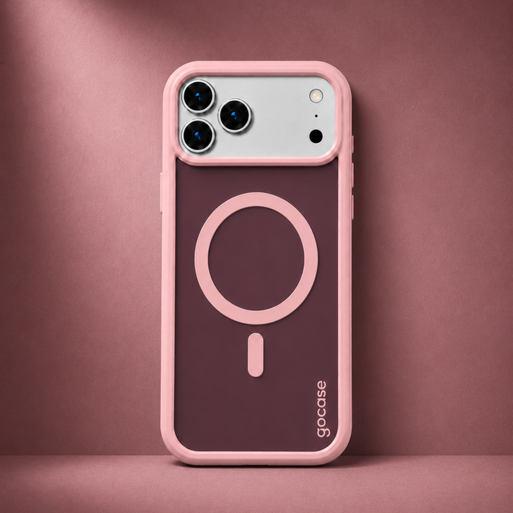 Case Bold Colors Rosa + Vinho