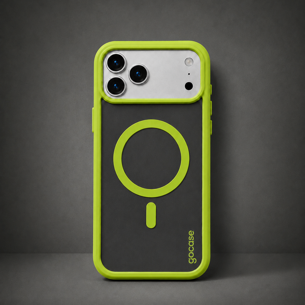Case Bold Colors Verde + Chumbo