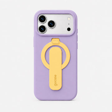 Case Flex Stand Amarelo + Lilás