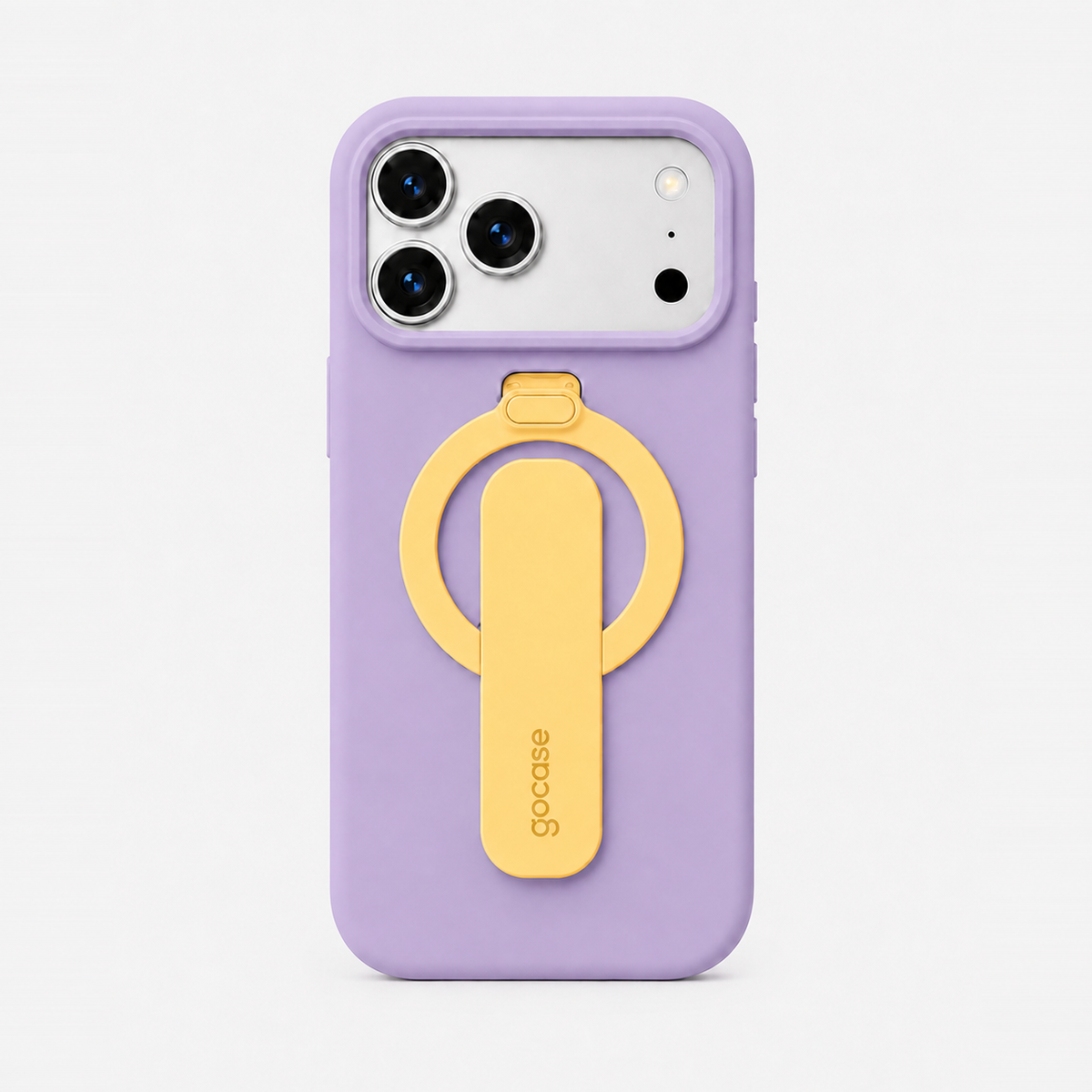 Case Flex Stand Amarelo + Lilás