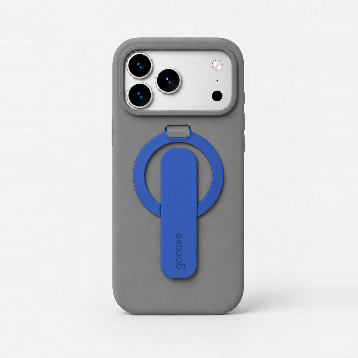 Case Flex Stand Azul + Cinza