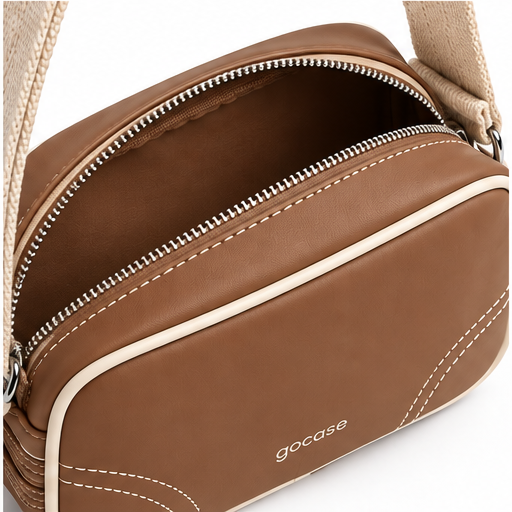 Interior de Bolsa Duo - Marrom Claro