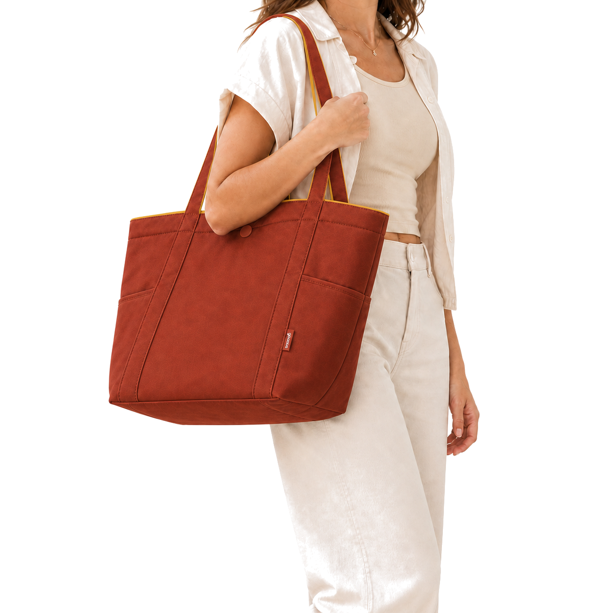 Tote Urban Marrom - no ombro