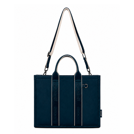 Tote Pop Midi - Azul Marinho/Off