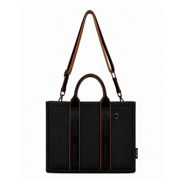 Tote Pop Midi - Preto/Marrom