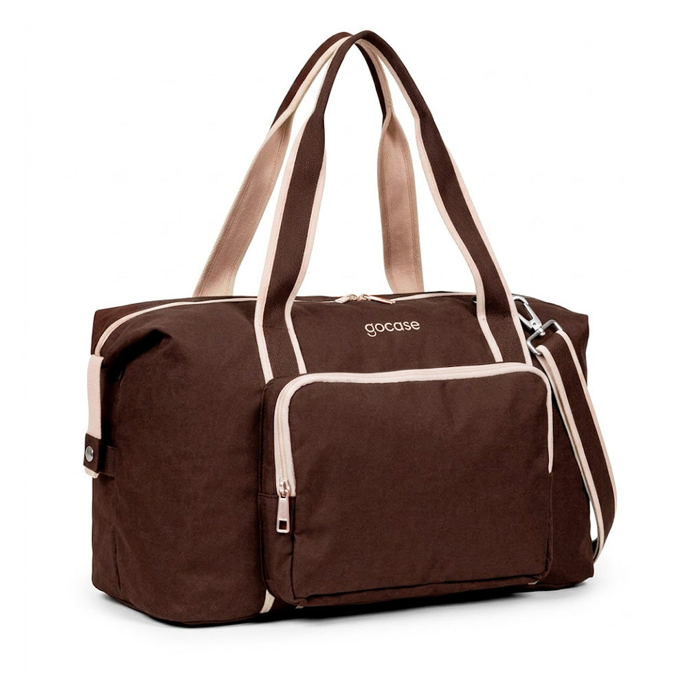 Bolsa Moove Marrom e Off - detalhe