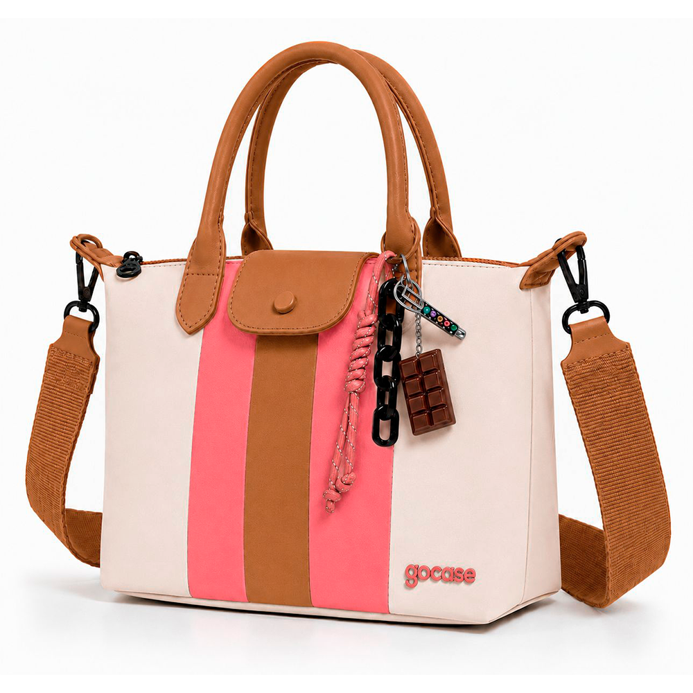 Bolsa Le Petit - Off/Rosa