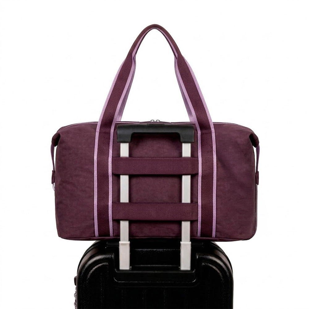 Bolsa Moove Uva e Lilás - acabamento