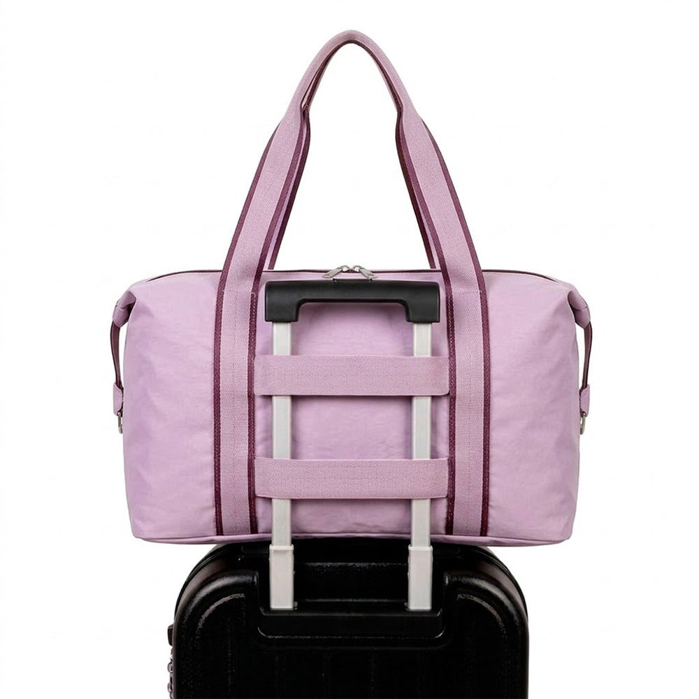 Bolsa Moove Lilás e Uva - acabamento