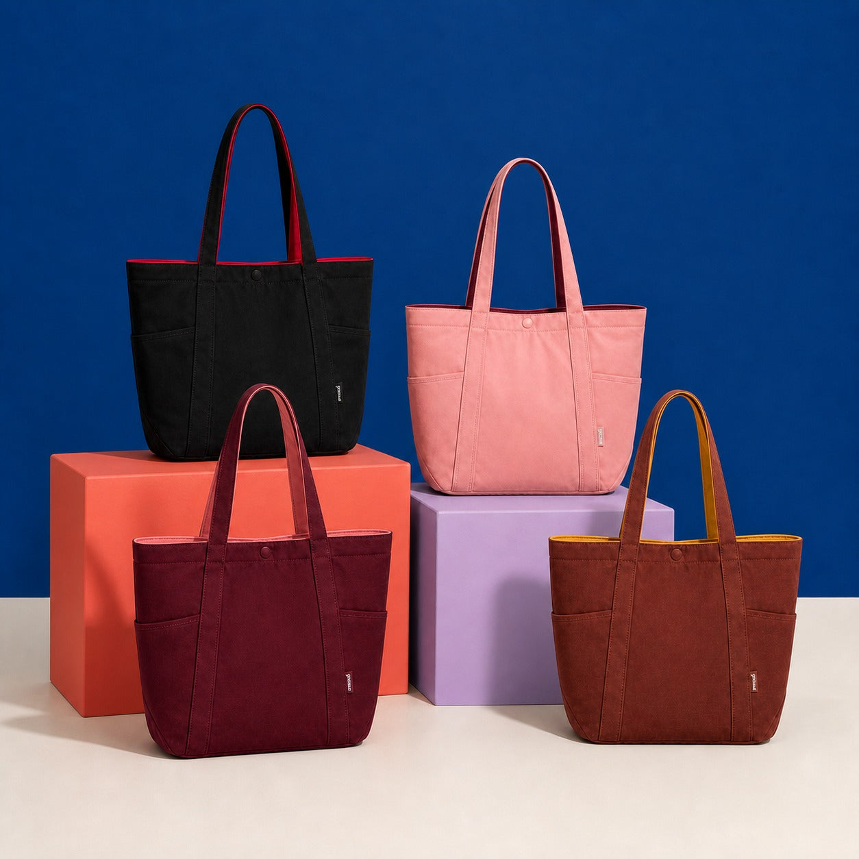 Totebags Gocase em diferentes cores